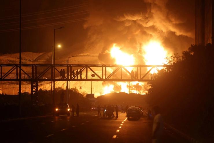 Iran’s Sharan Oil depot.