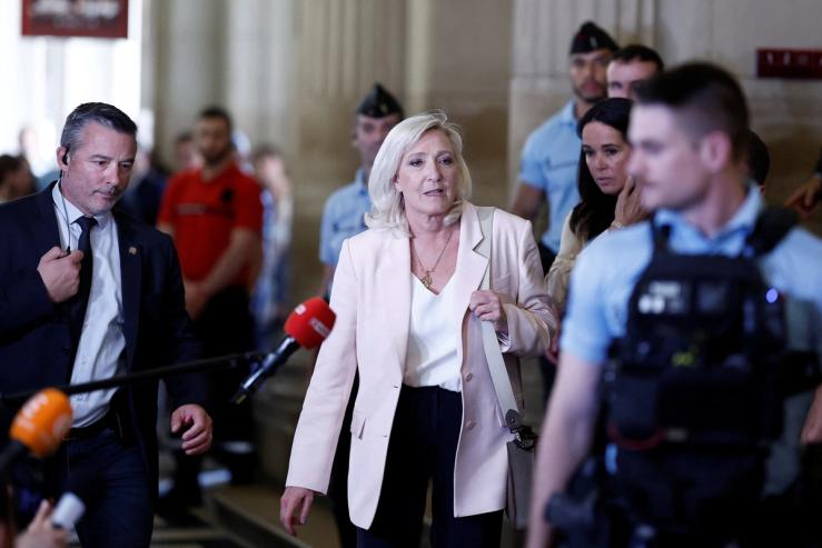 French politician Marine Le Pen