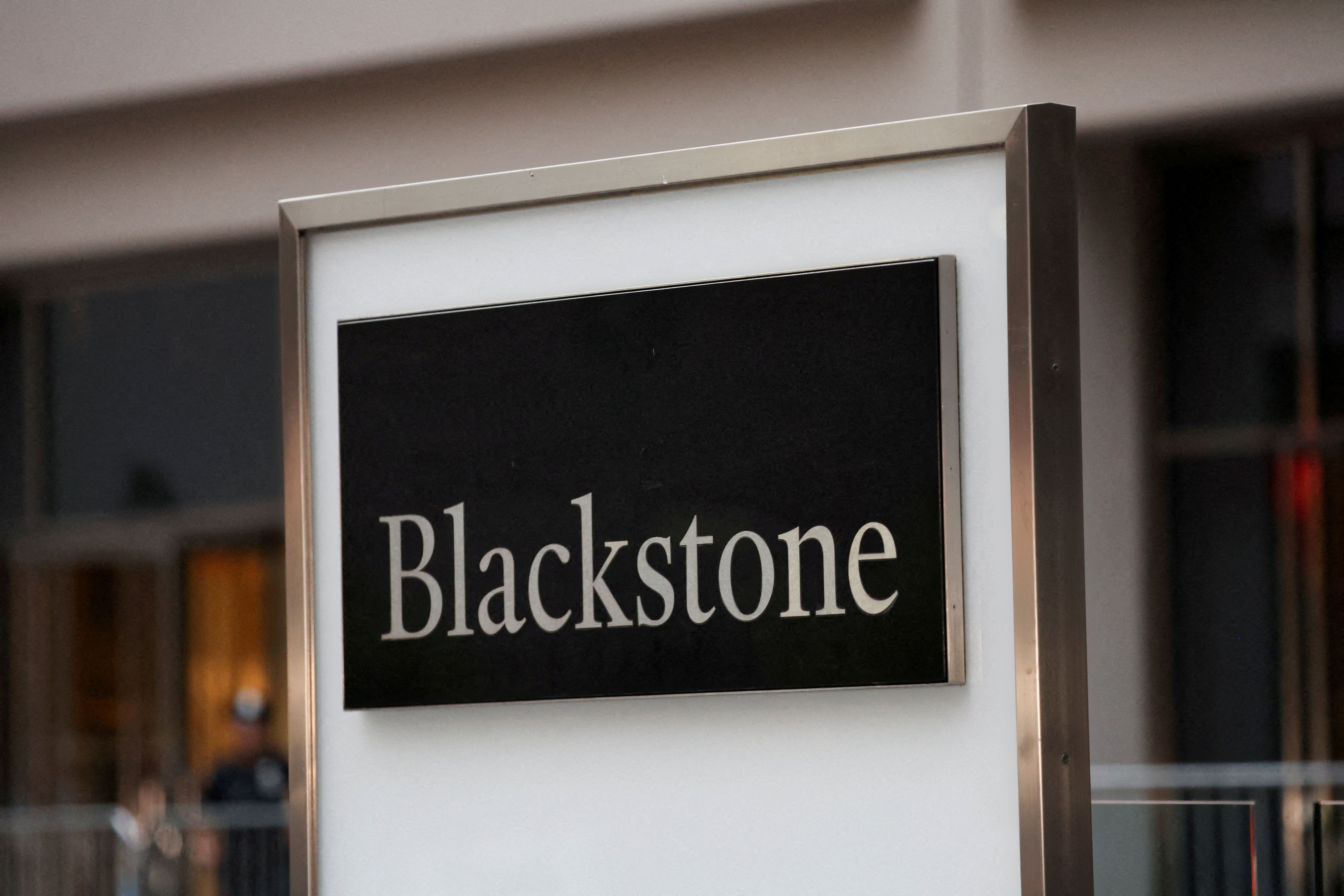 A Blackstone logo.