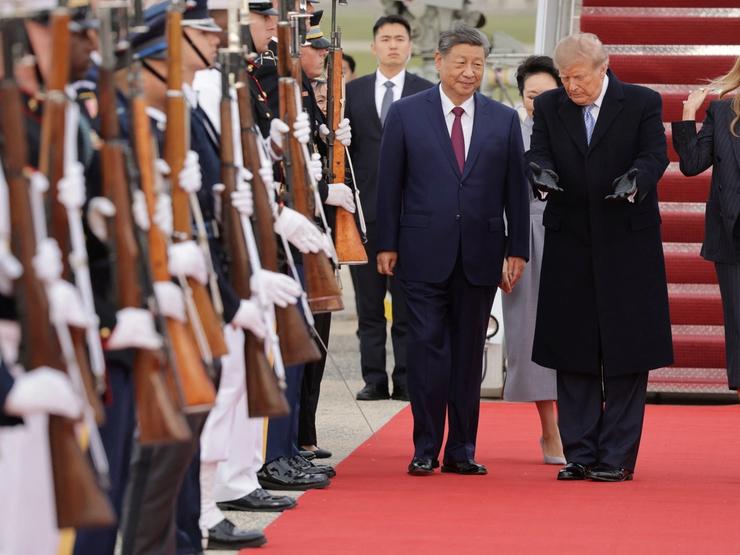Xi Jinping and Donald Trump