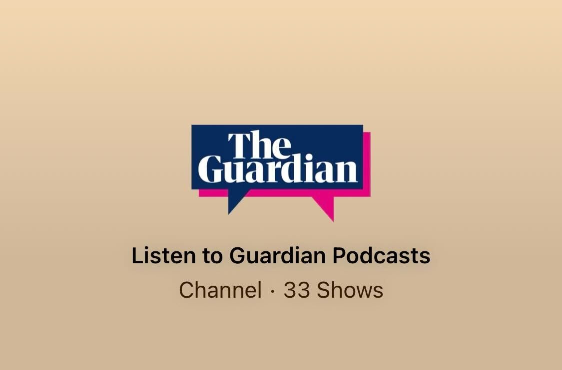 The Guardian’s podcast page in Apple Podcasts
