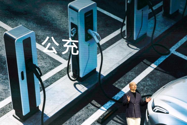 General manager of CATLās Battery Swapping Business Yang Jun.