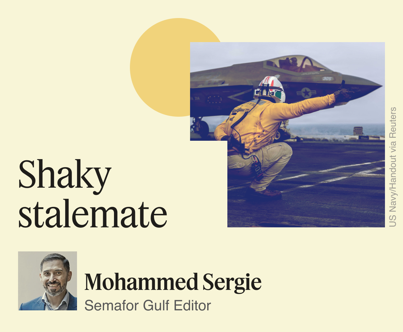 Shaky stalemate.