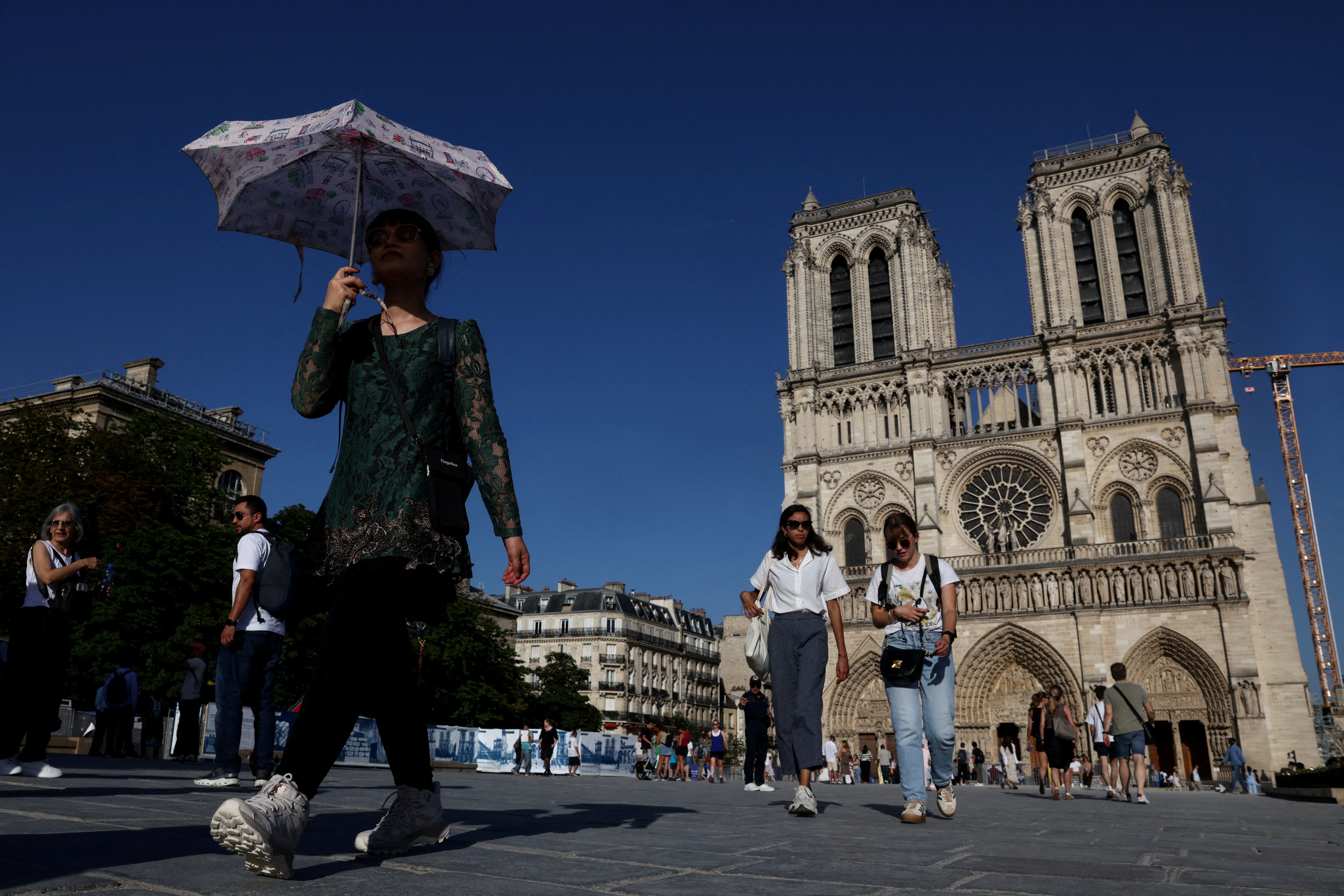 Heatwave in Paris.