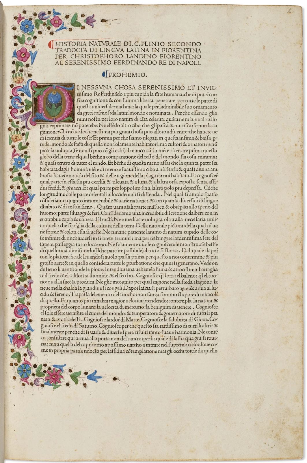 Page from Historia naturalis.