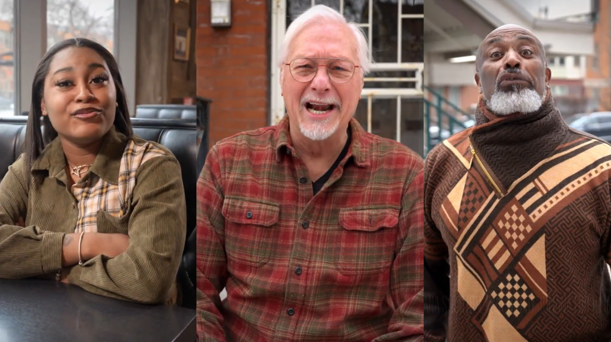 Screenshots from the “F Trump” advertisement