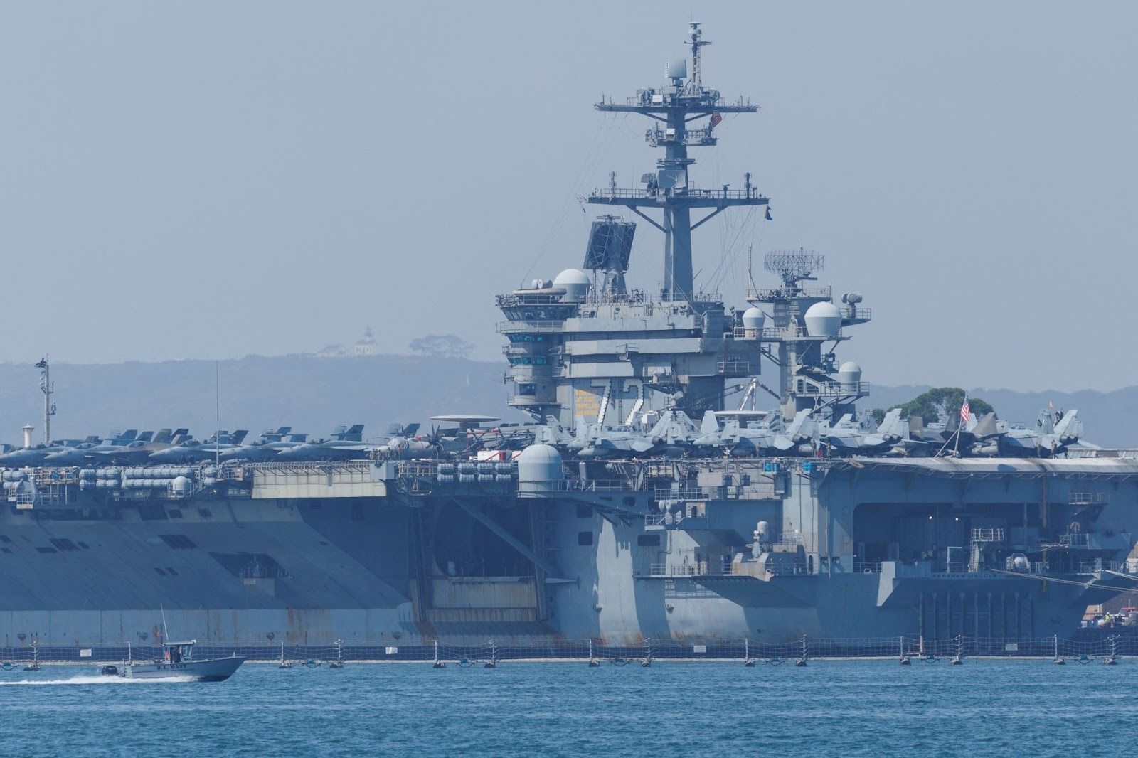 The USS Abraham Lincoln. 