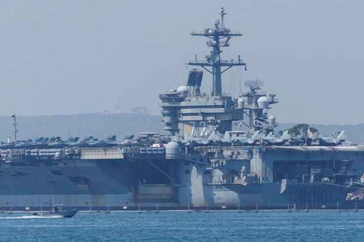 The USS Abraham Lincoln.