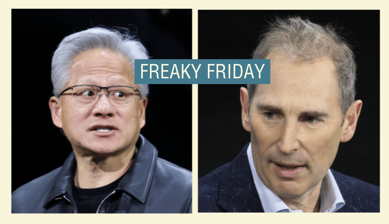 Jensen Huang and Andy Jassy.