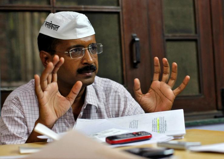 Arvind Kejriwal in 2012.