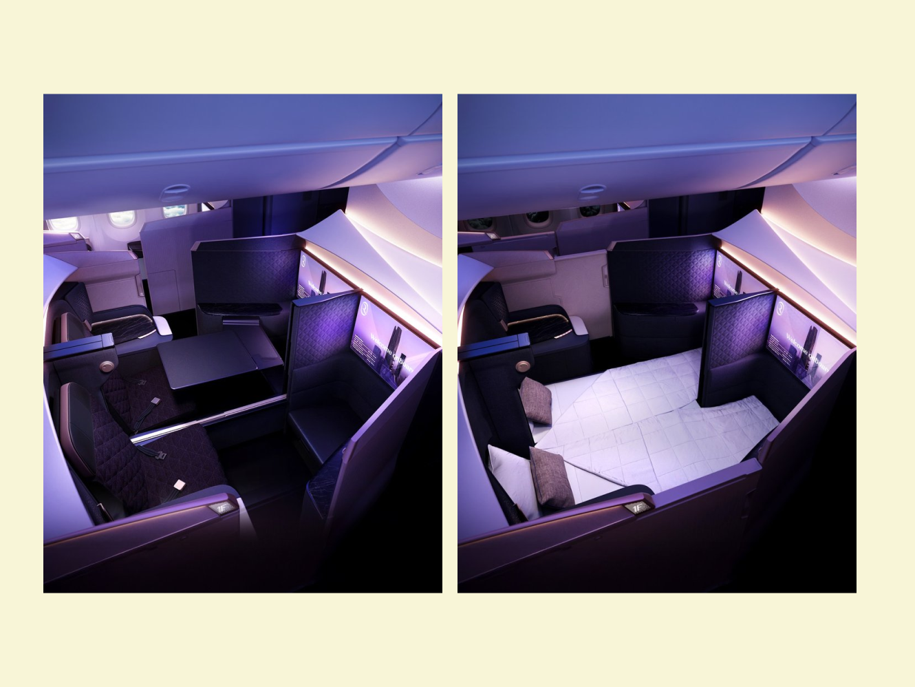  Photo of the interior of a Riyadh Air plane.