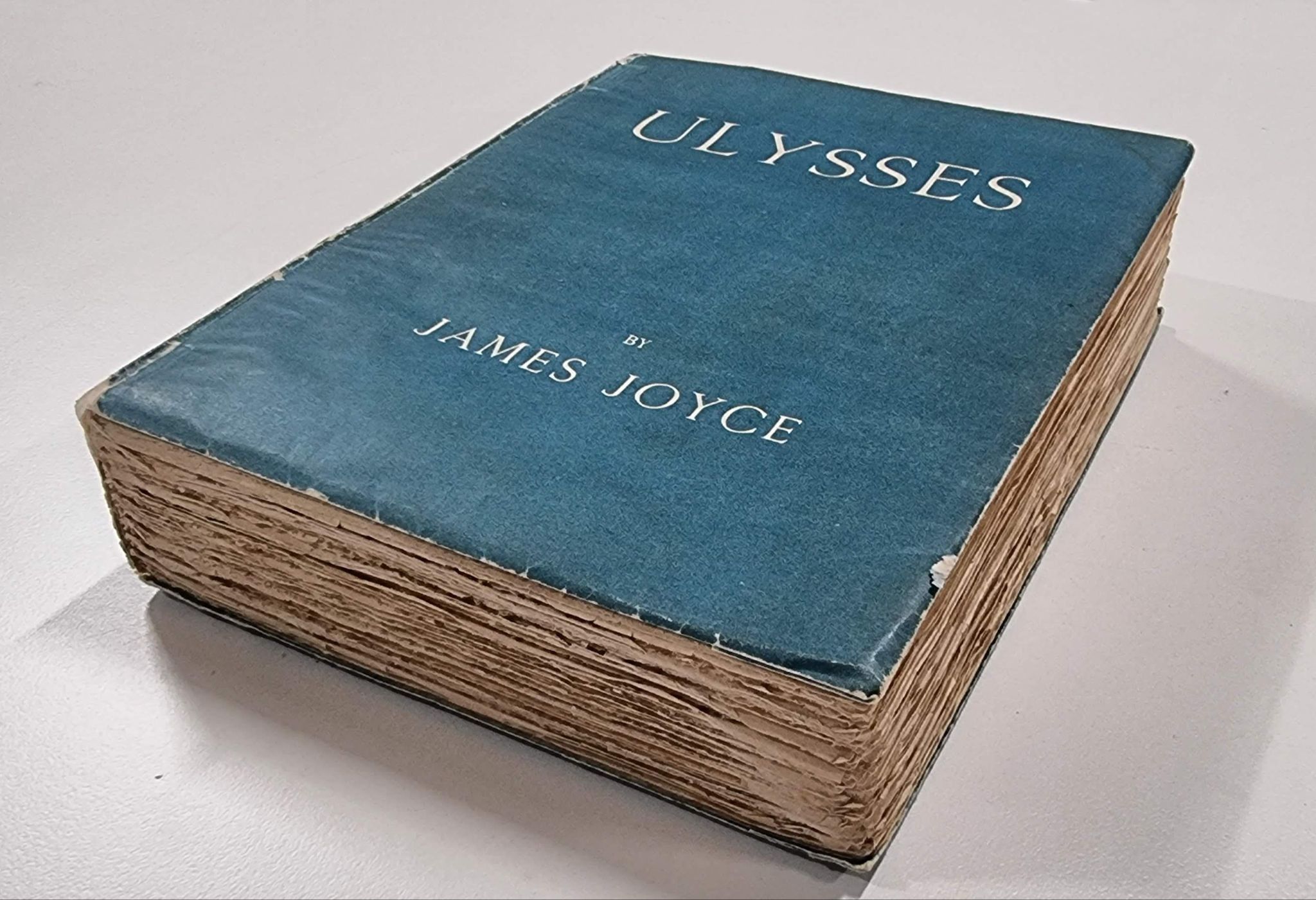 A first edition Ulysses, by James Joyce.