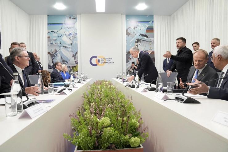 European leaders in Yerevan.