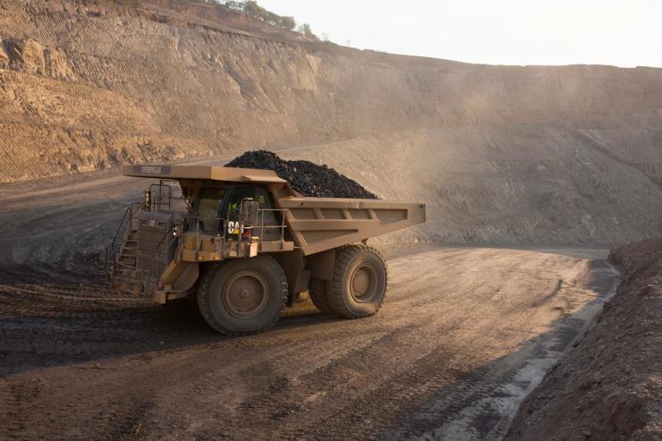 Open pit copper mine in DR Congo.