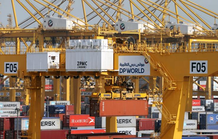 Photo of a stockyard at DP World’s Jebel Ali port
