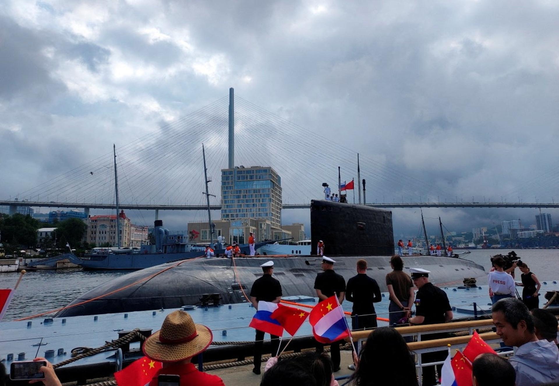 Russian naval forces before the drills