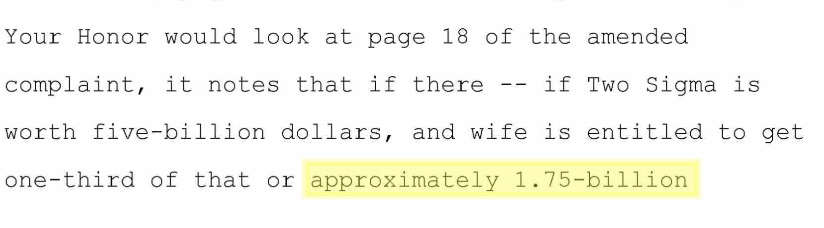 A New Jersey court filing
