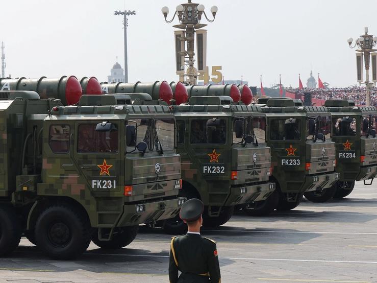 A military parade in Beijing