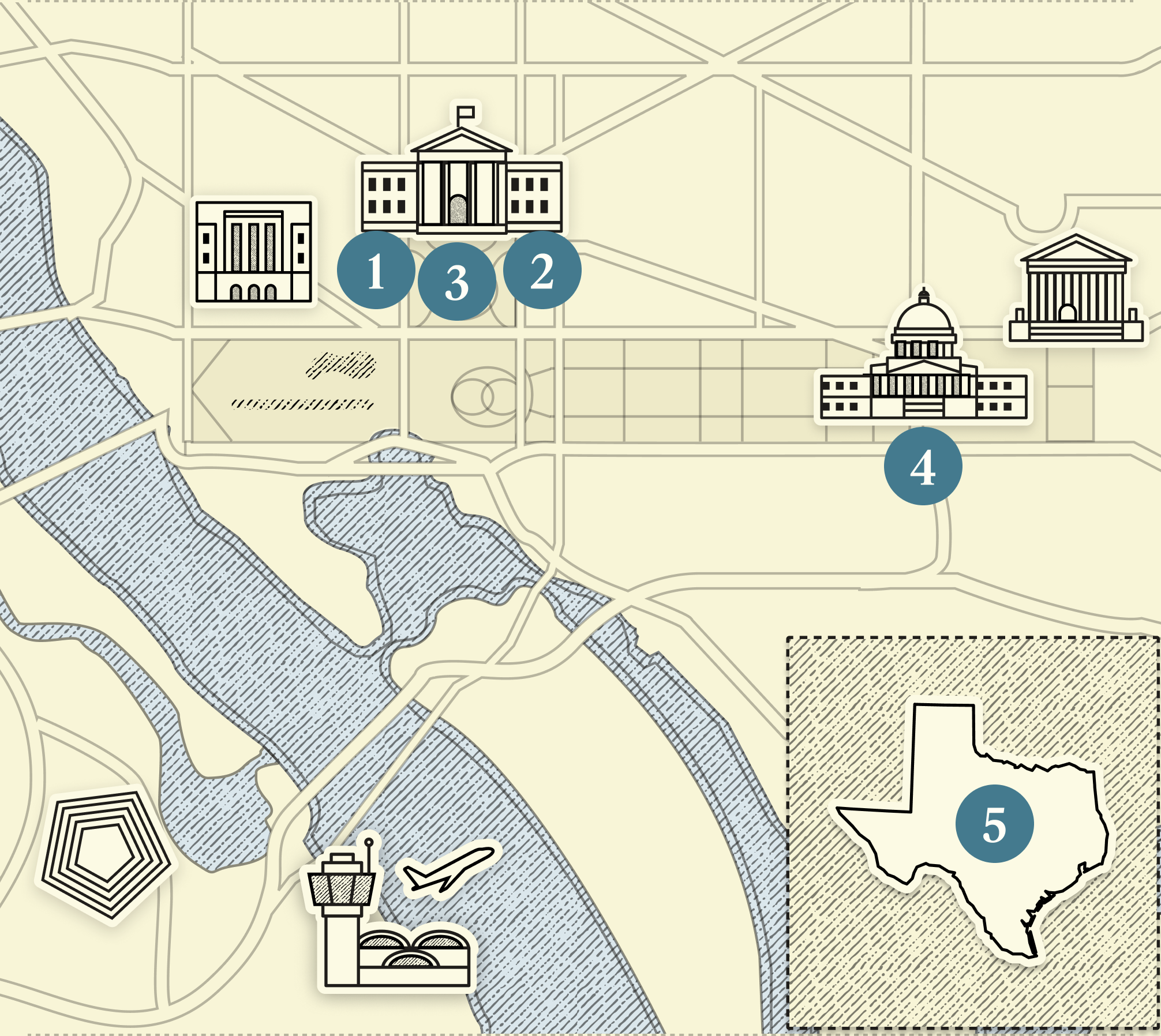 Map of Washington, DC