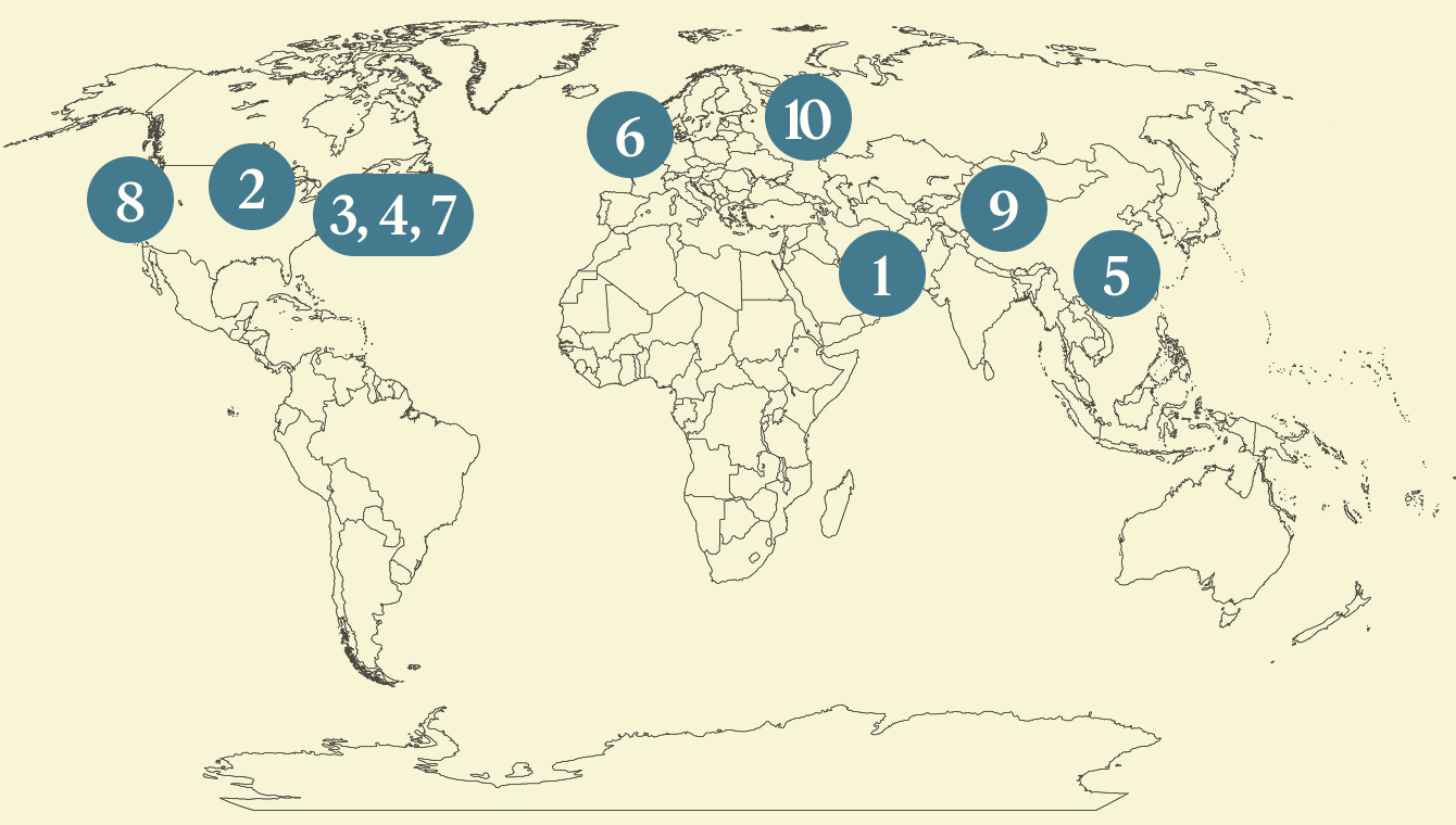 Semafor World Today map graphic