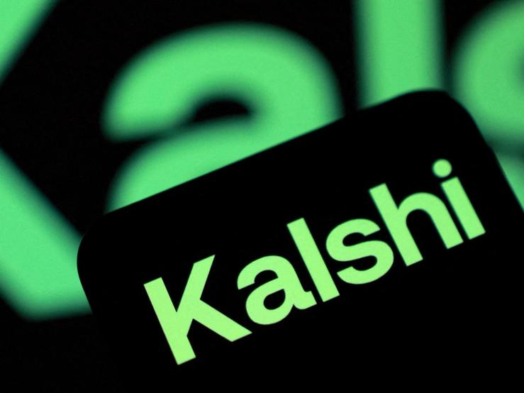 A Kalshi logo.