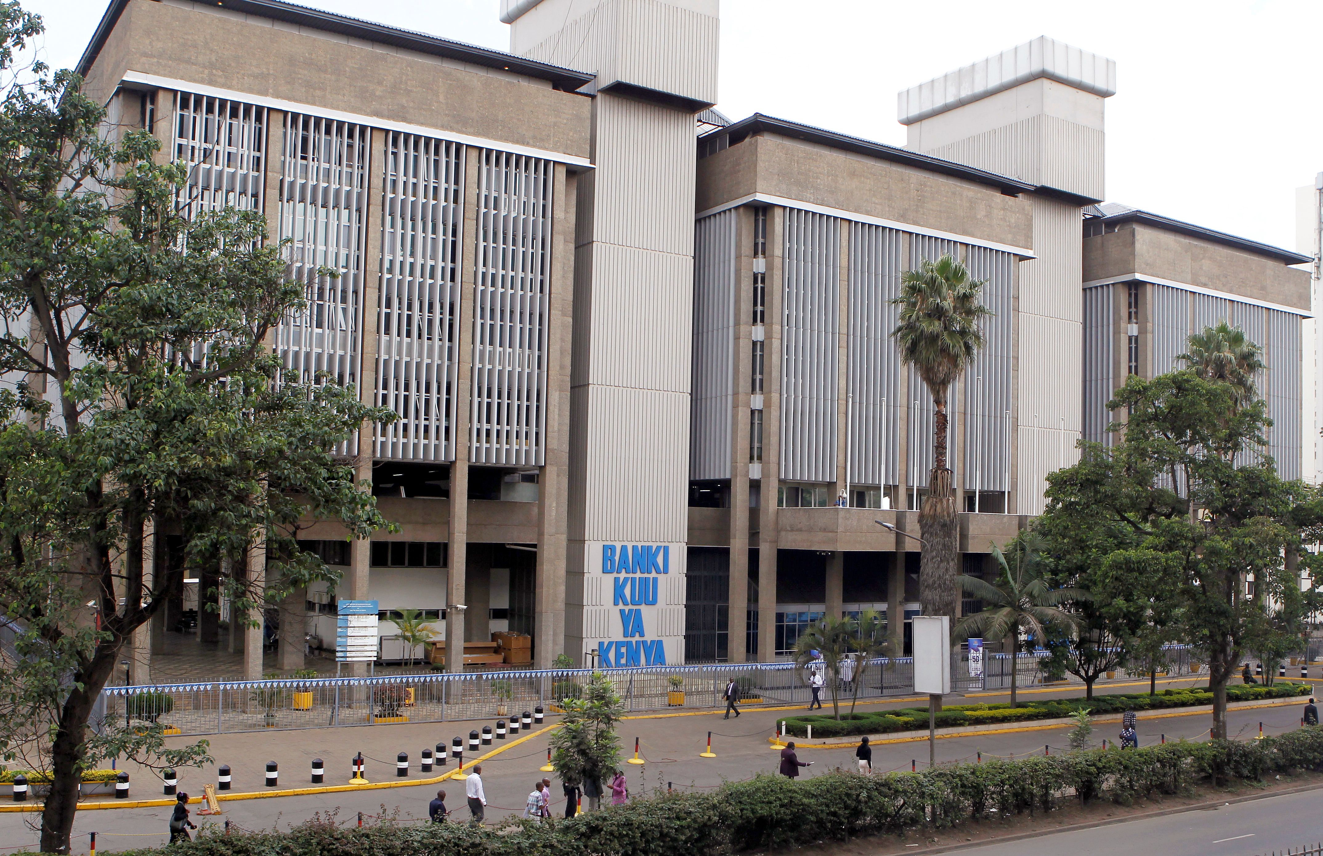 Central Bank of Kenya headquarters building in Nairobi, Kenya.