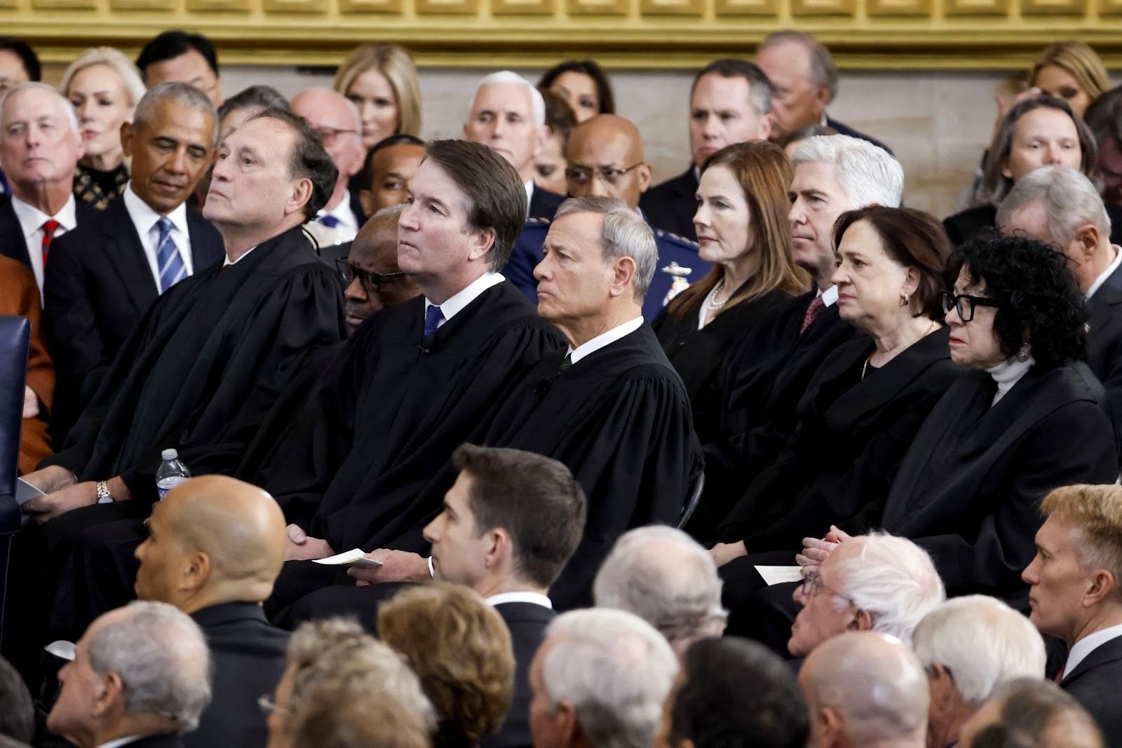 The US Supreme Court ministers. 