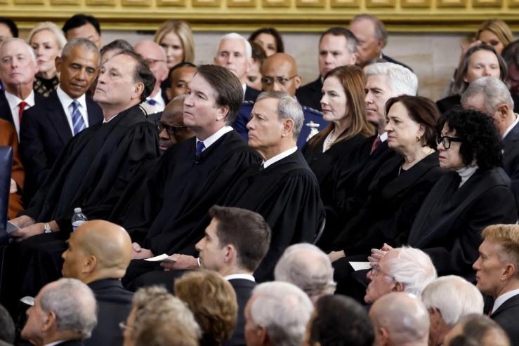 The US Supreme Court ministers.