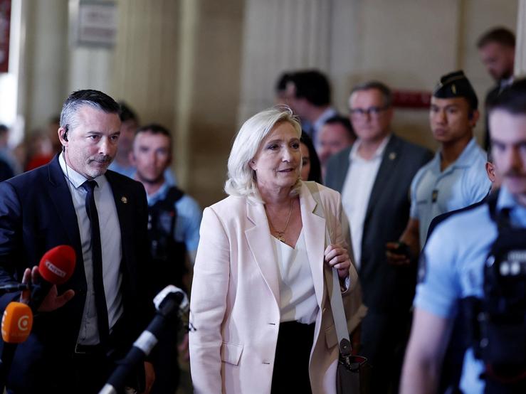 French far-right leader Marine Le Pen.