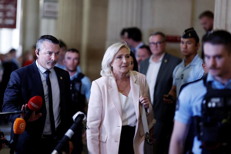 French far-right leader Marine Le Pen.