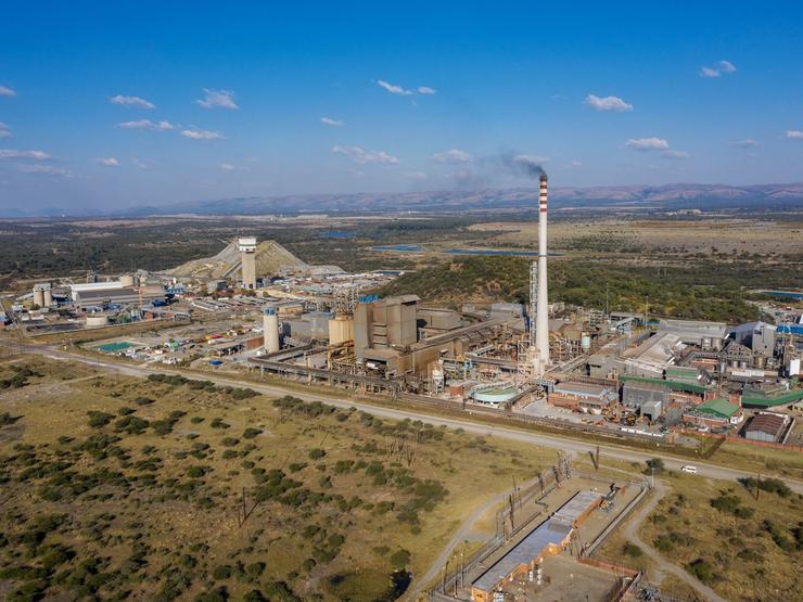 Sibanye-Stillwater platinum mine in Marikana, South Africa.