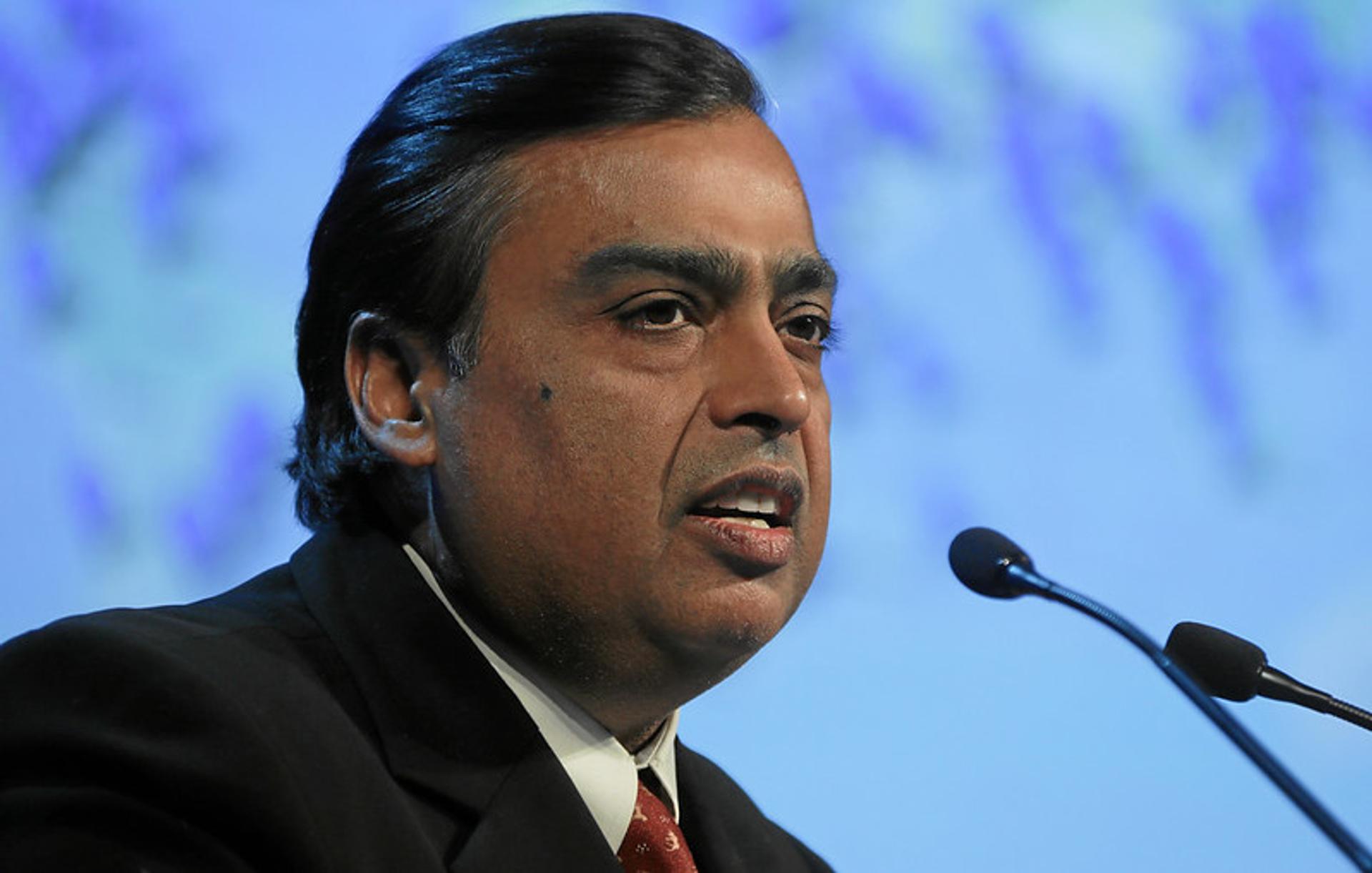 Mukesh Ambani, owner of Reliance Industries and Asia’s richest person.