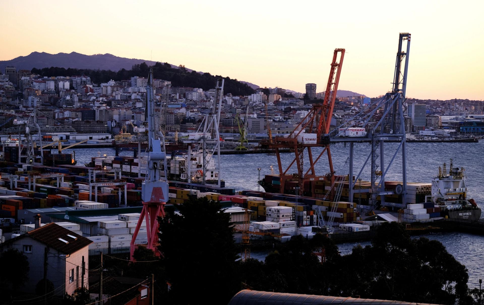 Port of Vigo, Spain.