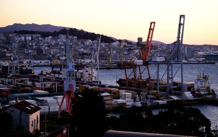 Port of Vigo, Spain.