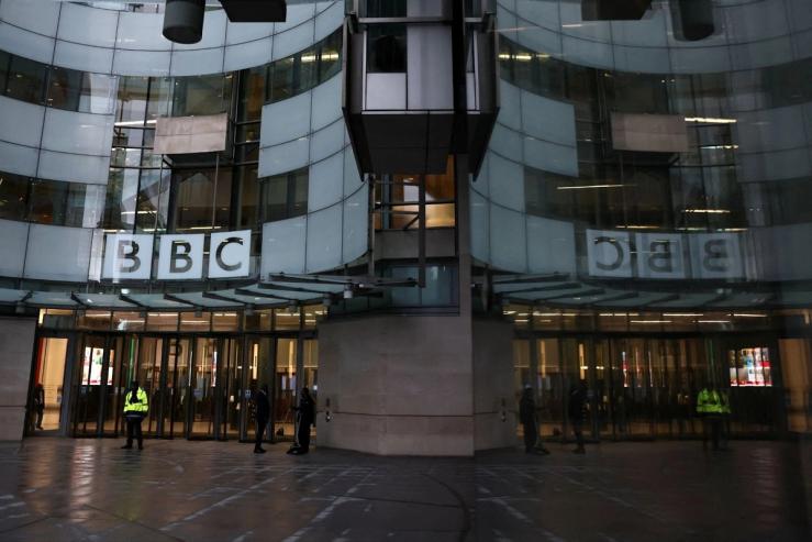 A photo of the BBC headquarters.