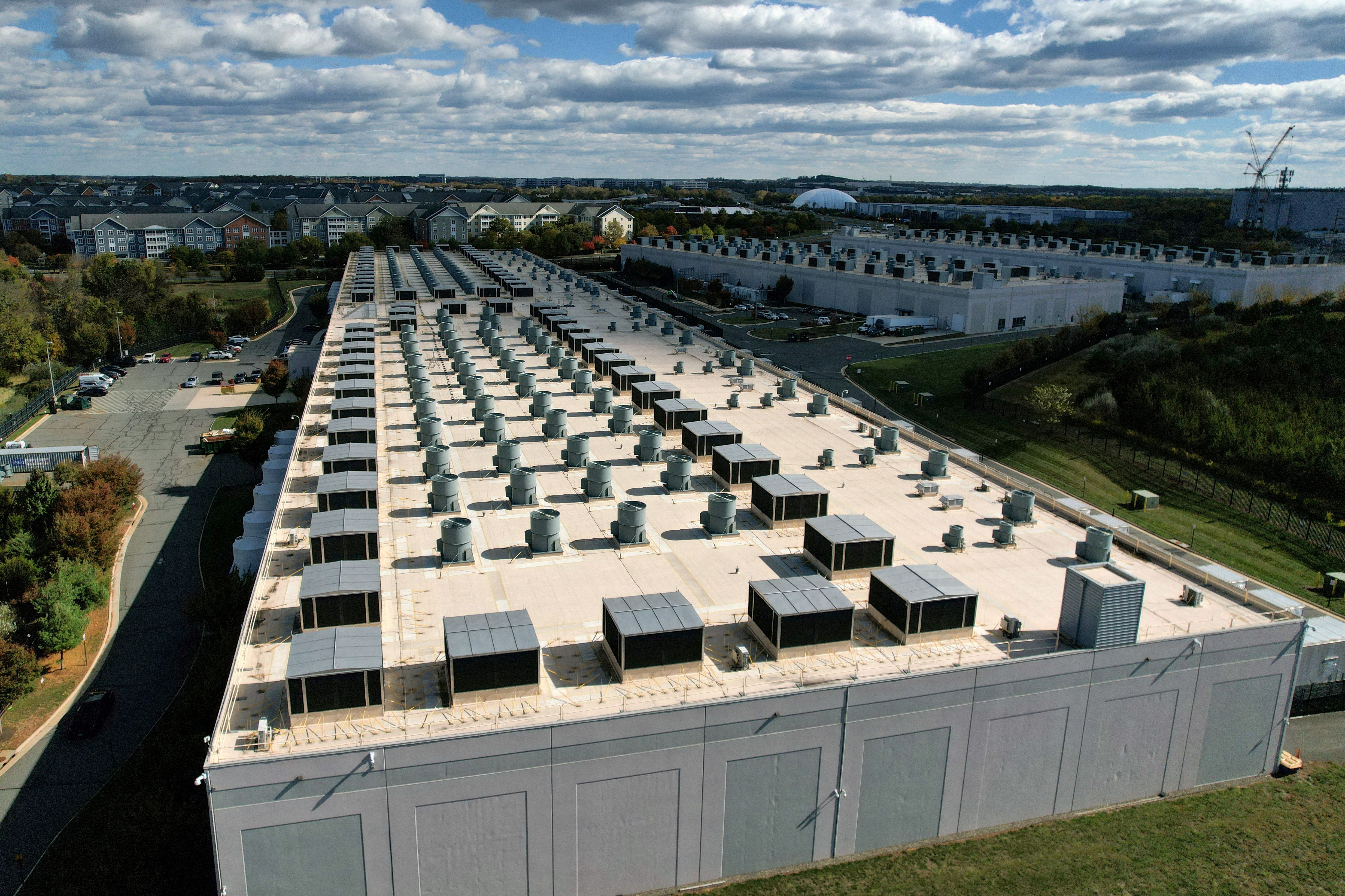 An Amazon data center. 
