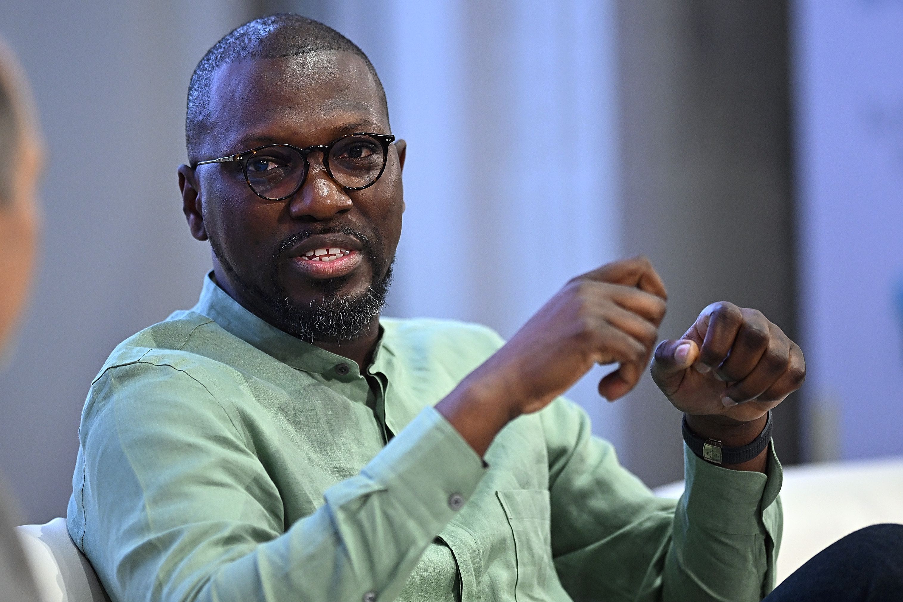 Olugbenga Agboola speaks at Semafor’s The Next 3 Billion Summit in Sept. 2024 in New York City. 