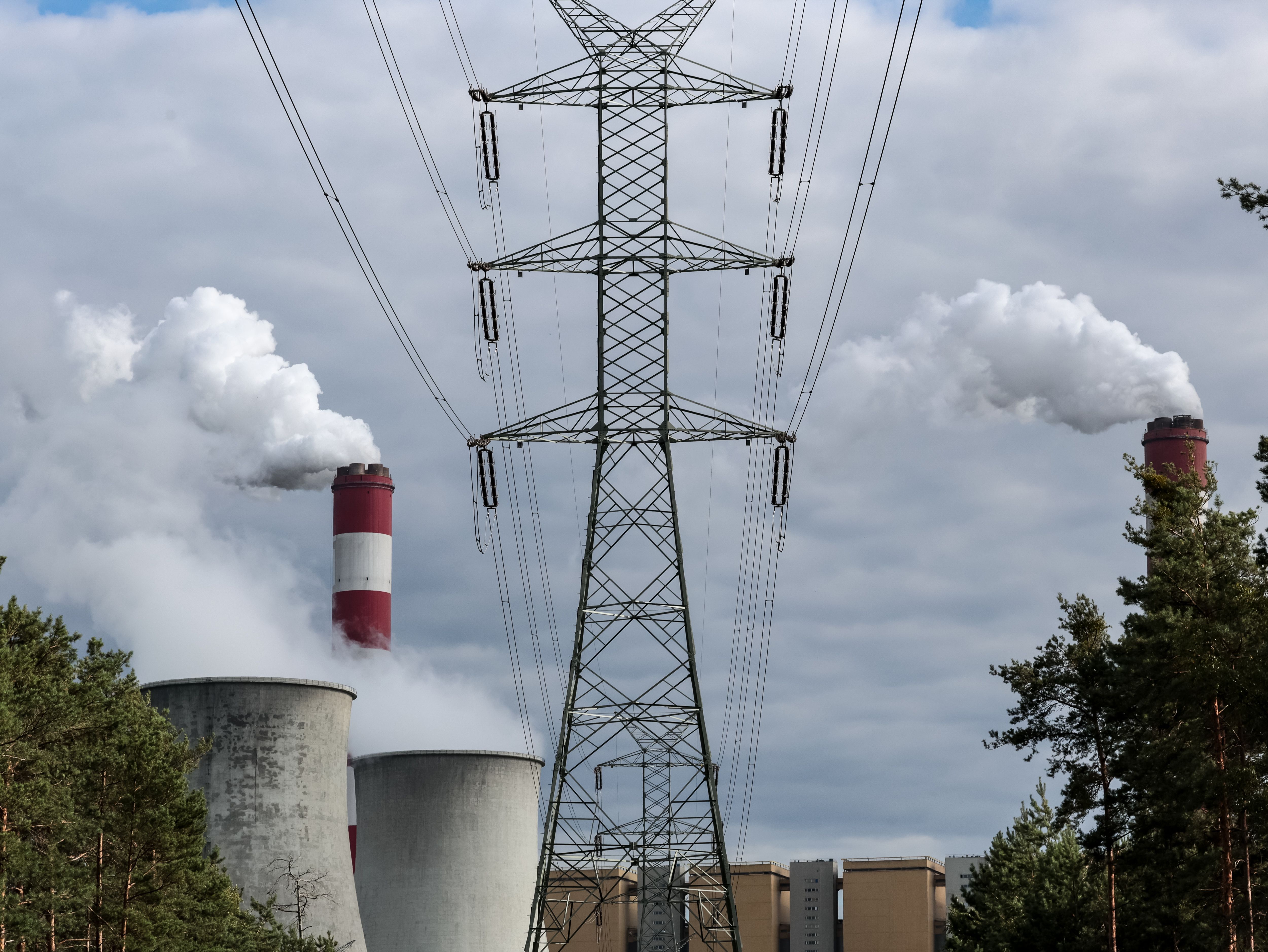 The Belchatow Power Station, Europe’s largest coal-fired power station.