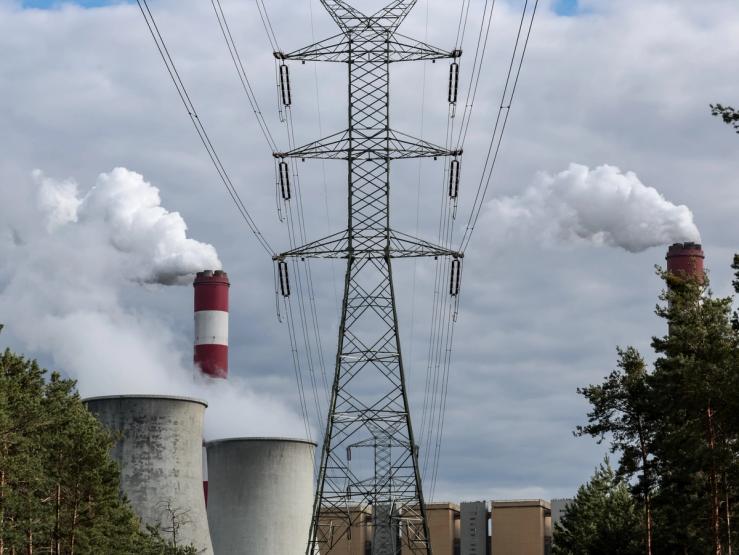 The Belchatow Power Station, Europe’s largest coal-fired power station.