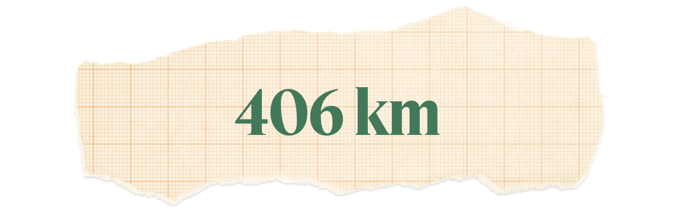 406 km.