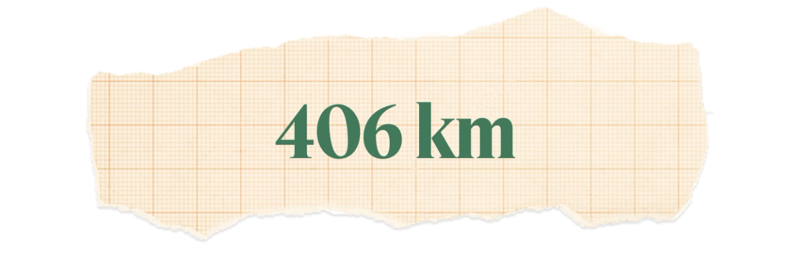 406 km.