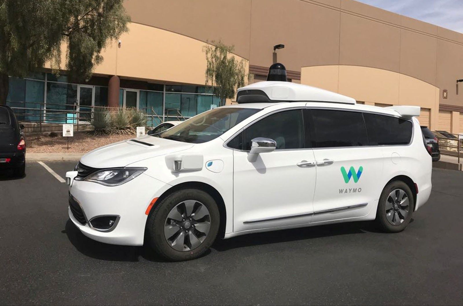 A Waymo self-driving vehicle
