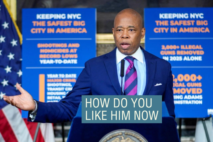 New York City Mayor Eric Adams