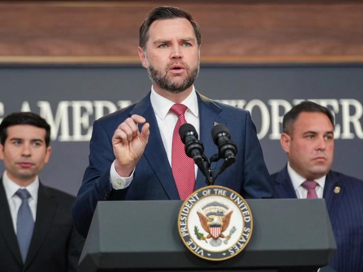 Vice President JD Vance at Thursday’s announcement