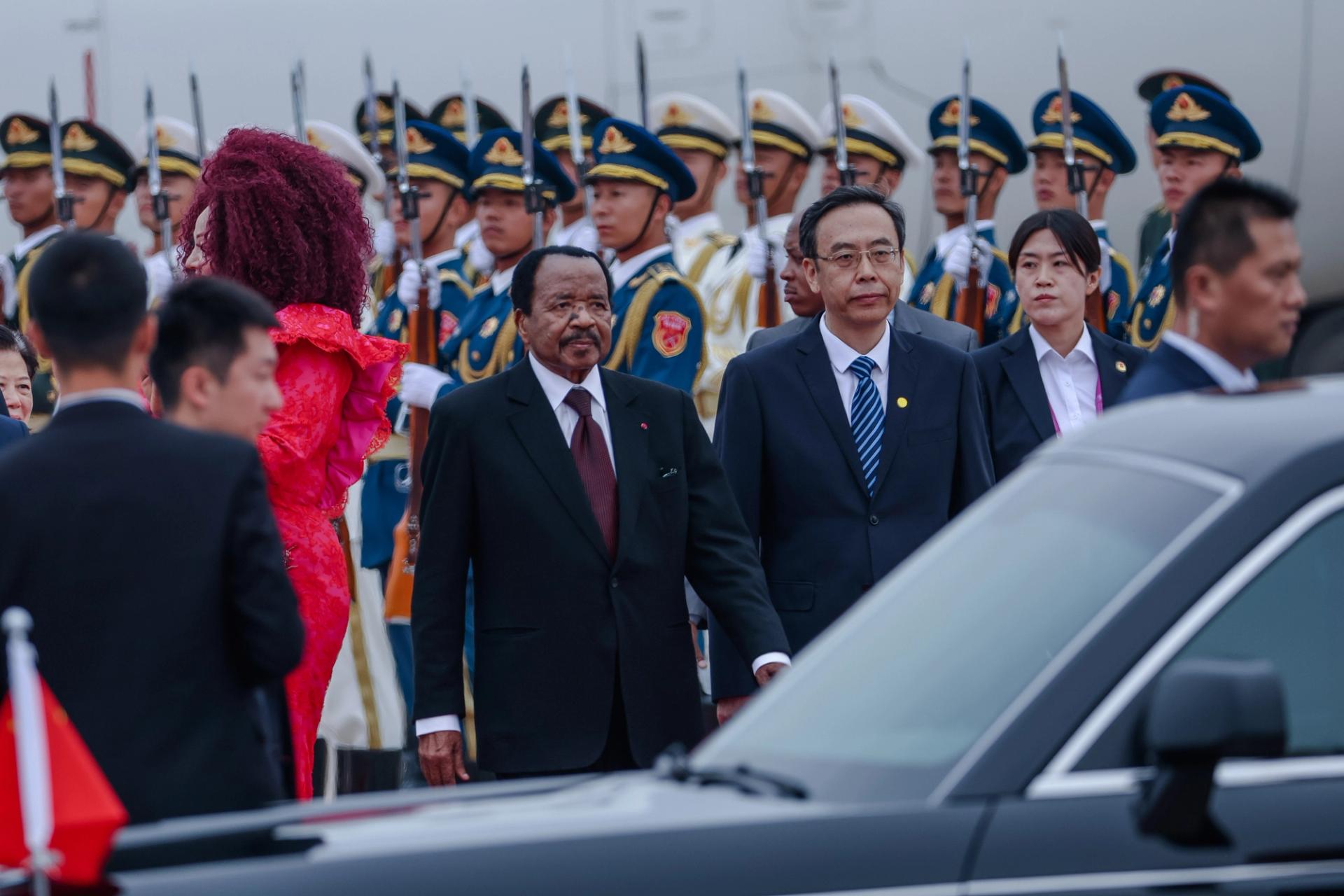 President Biya in 2024.
