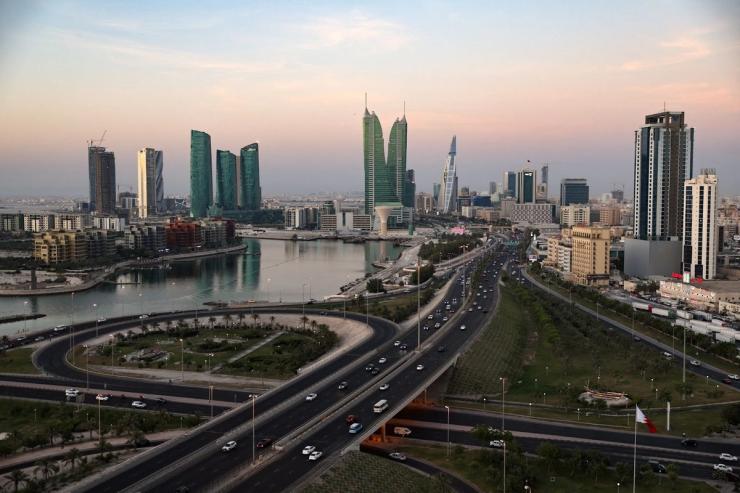 A general view of the skyline in downtown Manama, Bahrain, June 22, 2025.