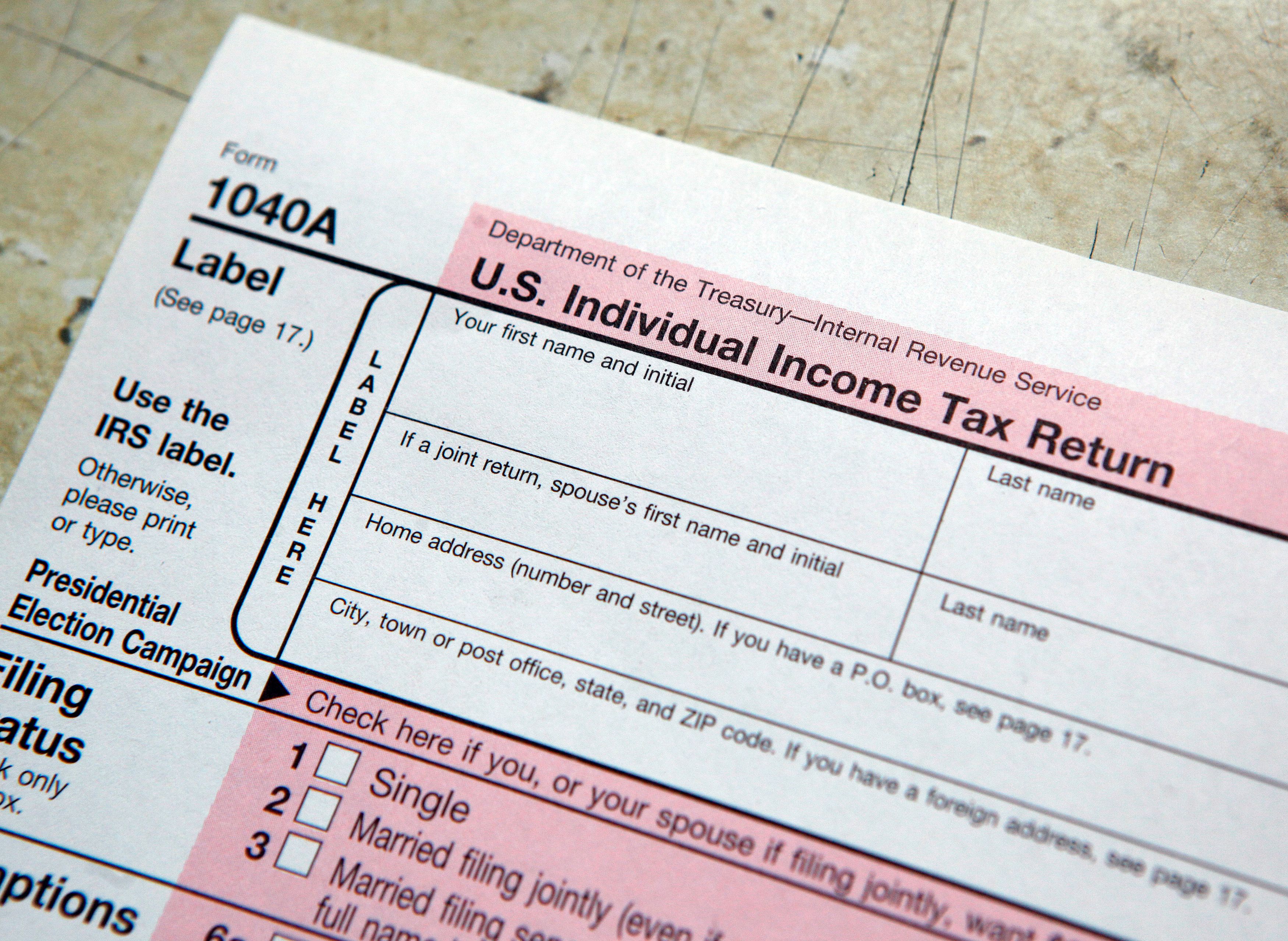 A US tax form.
