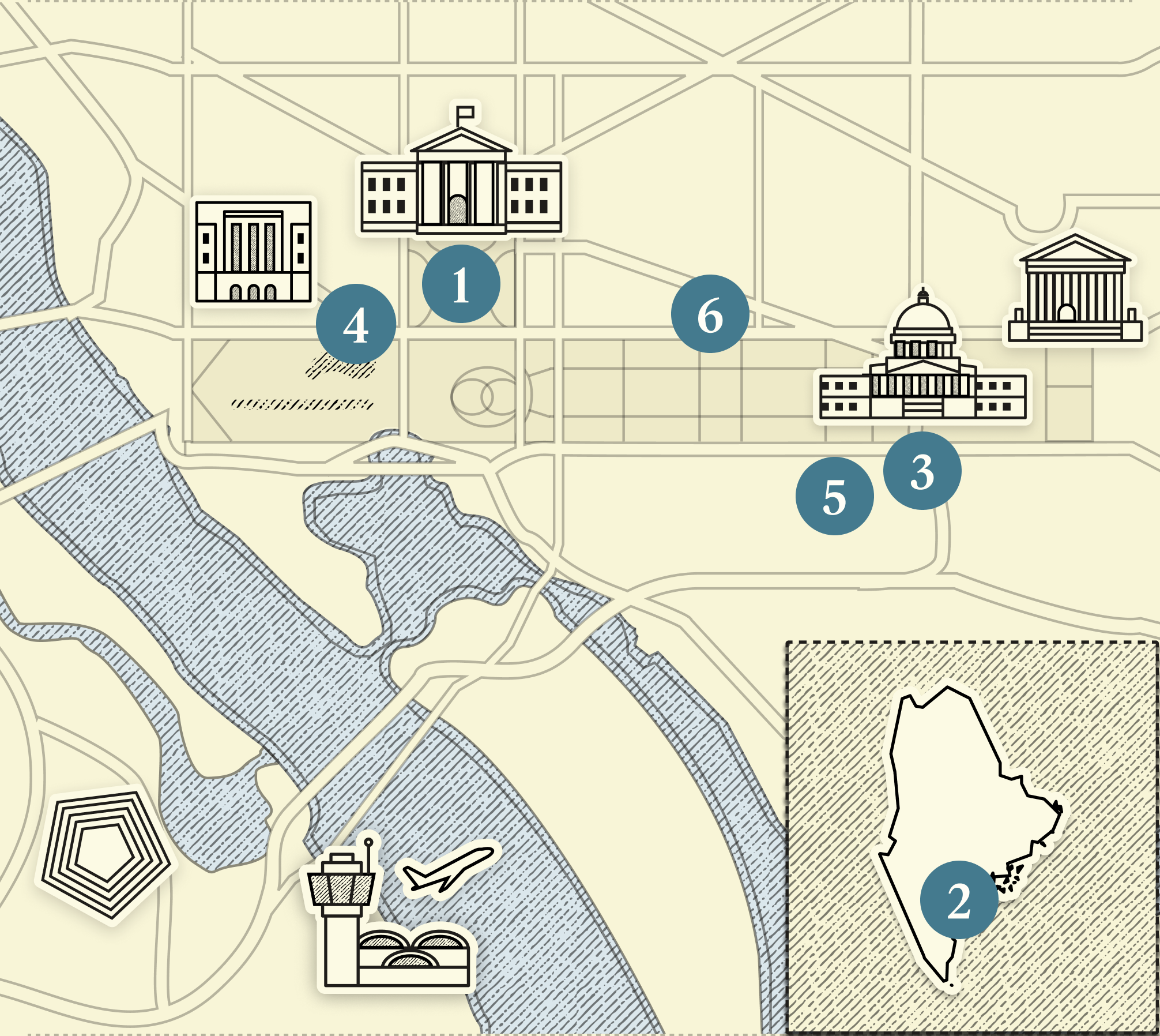 A map of DC.