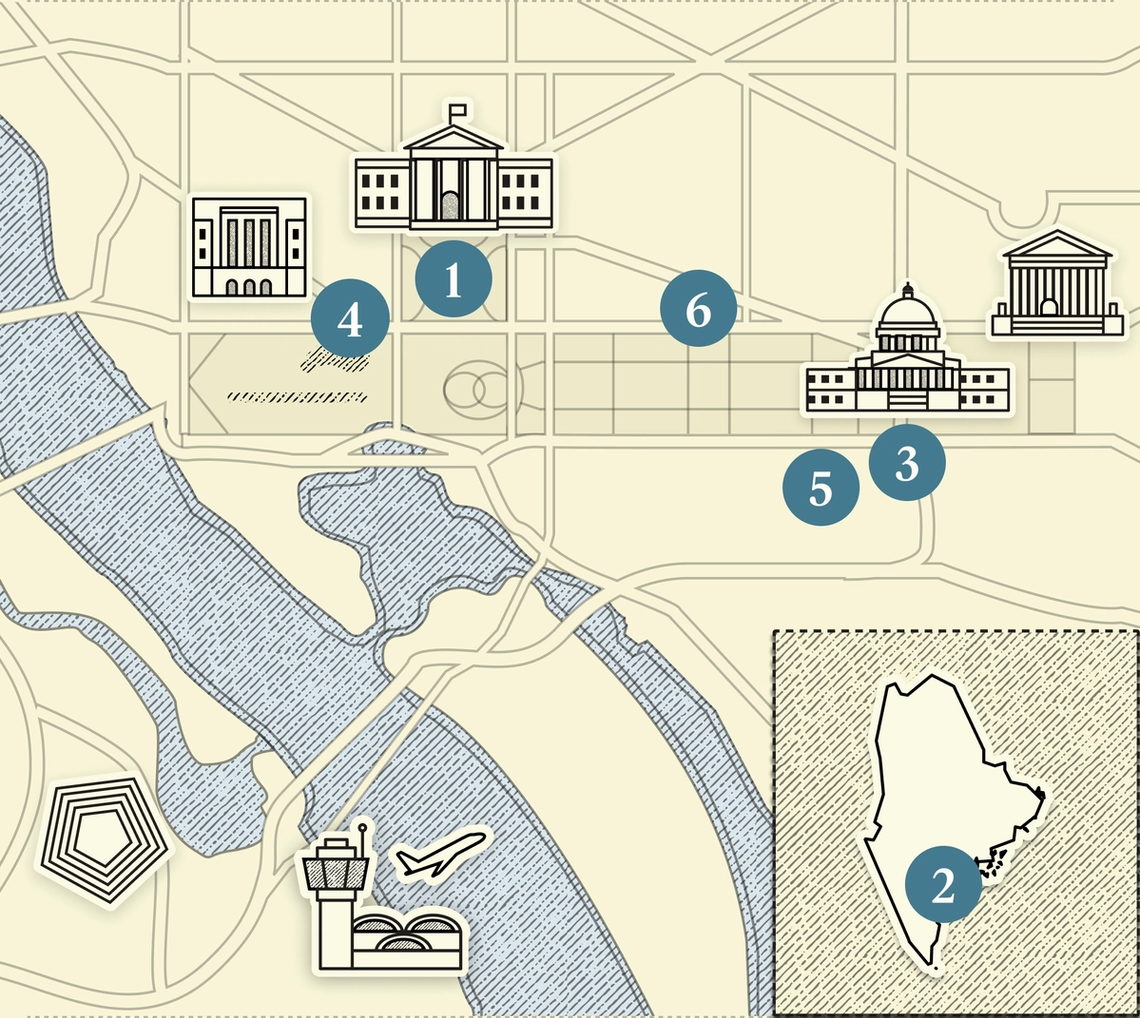 A map of DC.