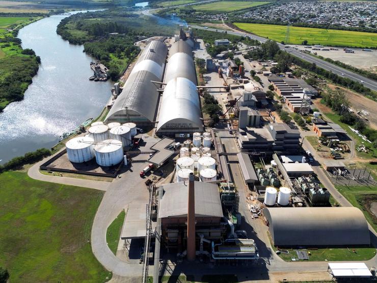 A unit of Bianchini, an company that produces biodiesel and vegetable oil, in the city of Canoas, Rio Grande do Sul, Brazil.
